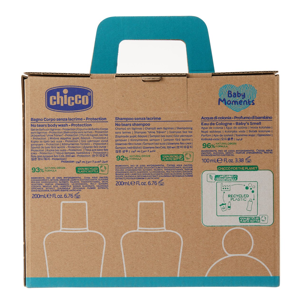 CHICCO BABY MOMENTS SET - CLEAN & SWEET