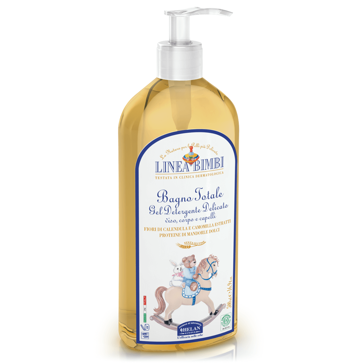 Helan Linea Bimbi Bagno Totale Gel Detergente Delicato 500 ml