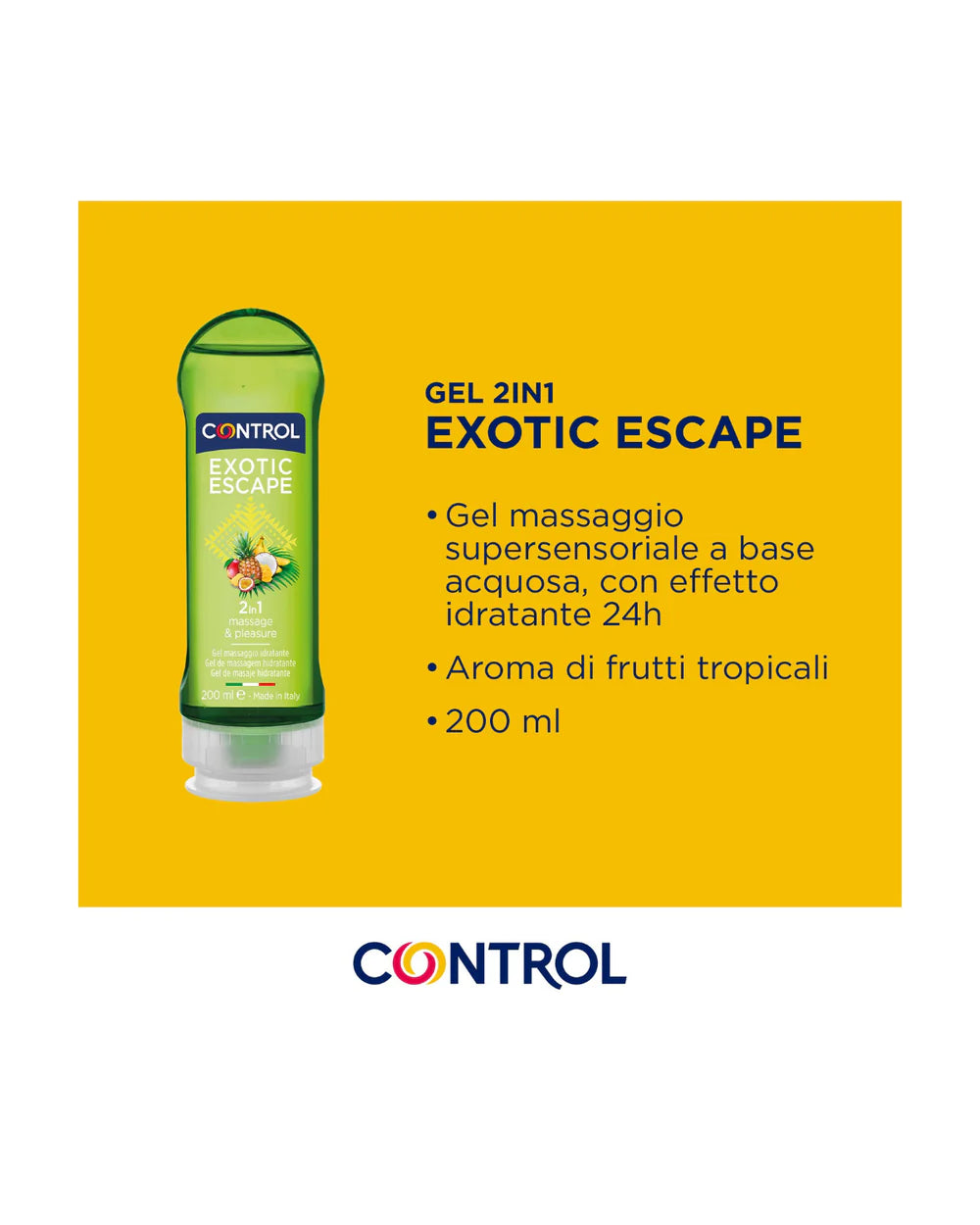 Control GEL MASSAGGIO EXOTIC ESCAPE
