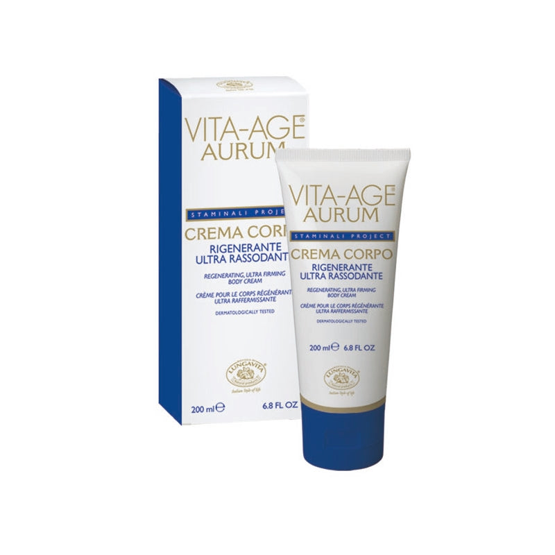 Vita Age Aurum Crema Corpo Rigenerante Rassodante 200 ml -Bottega di Lunga Vita