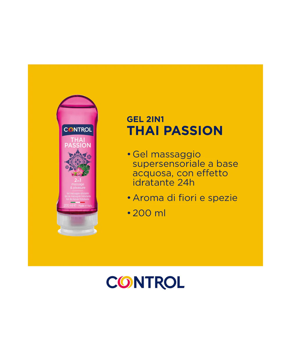 CONTROL GEL MASSAGGIO THAI PASSION