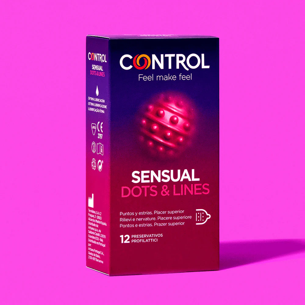 Control SENSUAL DOTS & LINES 6pz