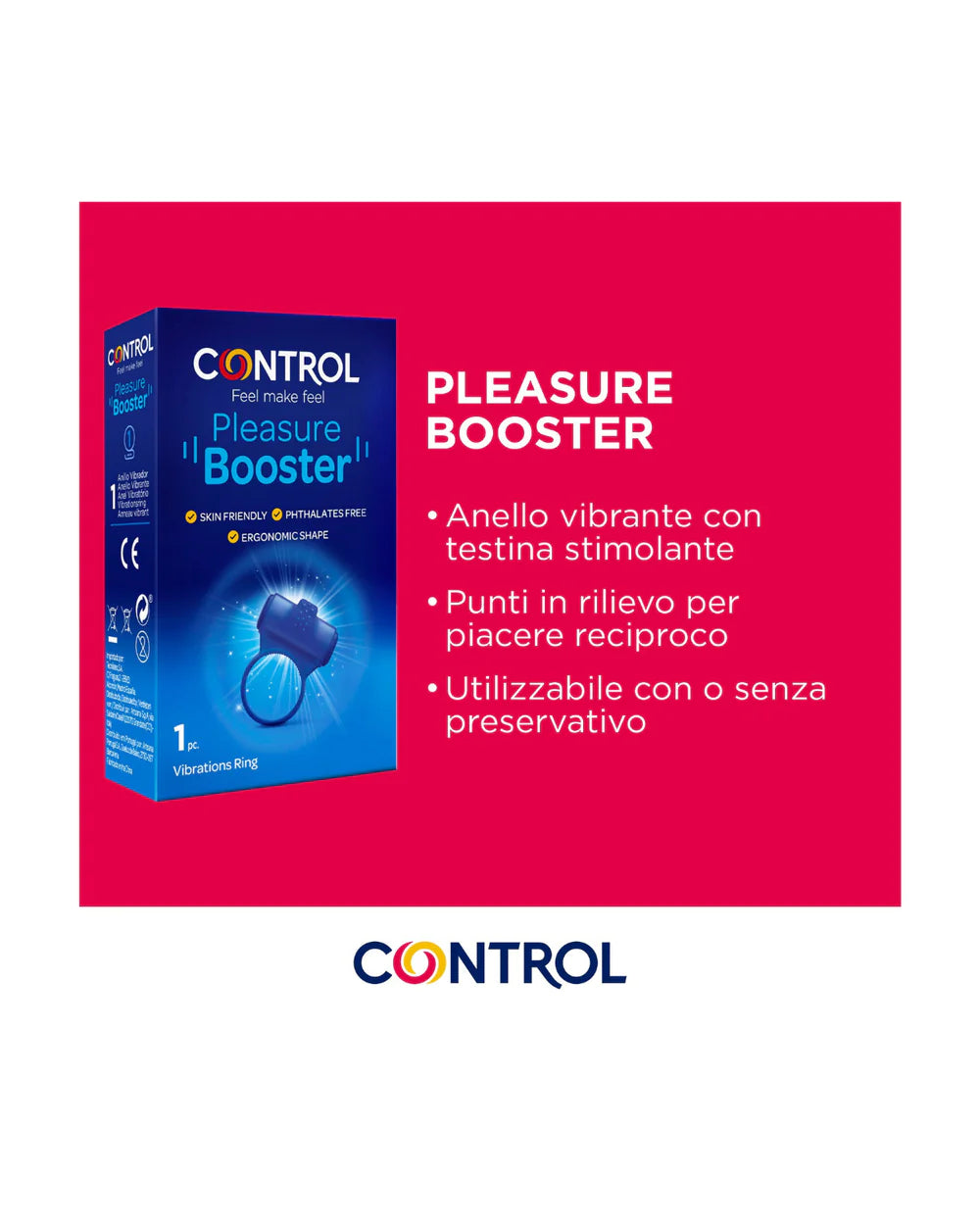 Control Anello Vibrante PLEASURE BOOSTER